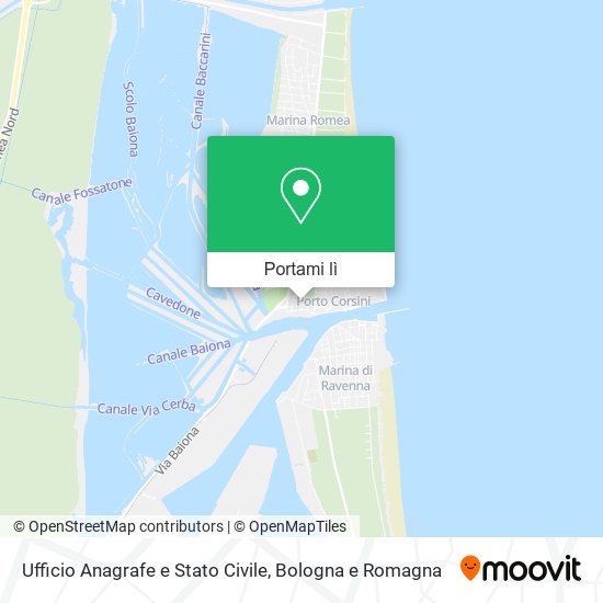 Mappa Ufficio Anagrafe e Stato Civile