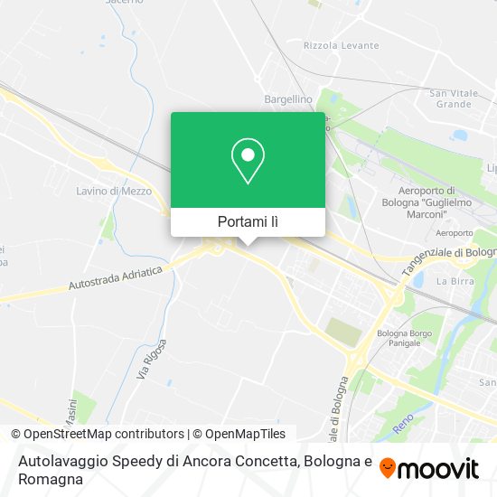 Mappa Autolavaggio Speedy di Ancora Concetta