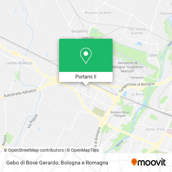 Mappa Gebo di Bove Gerardo