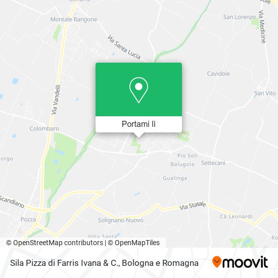 Mappa Sila Pizza di Farris Ivana & C.