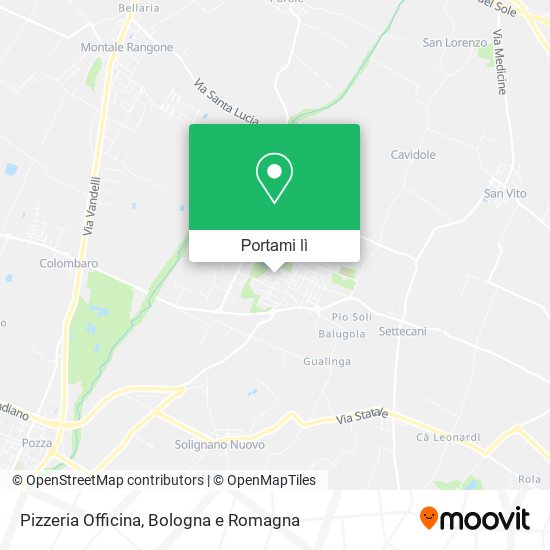 Mappa Pizzeria Officina