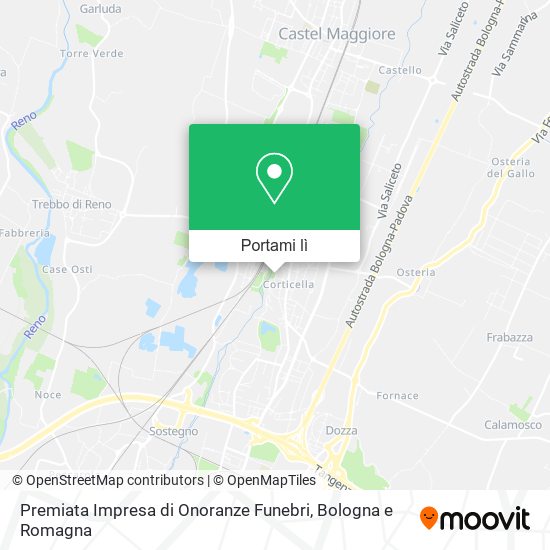 Mappa Premiata Impresa di Onoranze Funebri