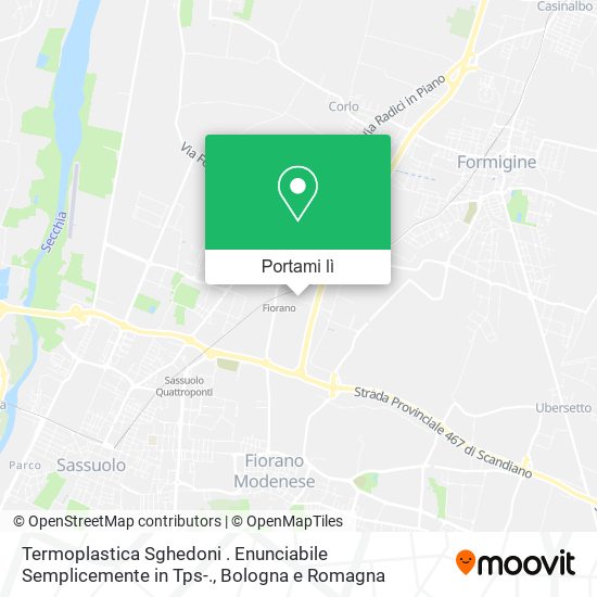 Mappa Termoplastica Sghedoni . Enunciabile Semplicemente in Tps-.