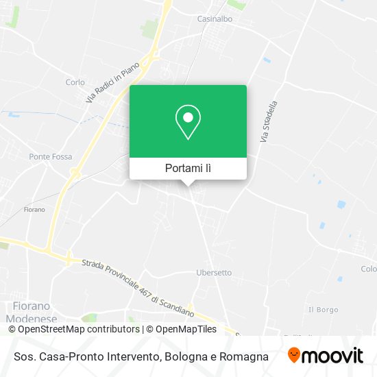Mappa Sos. Casa-Pronto Intervento