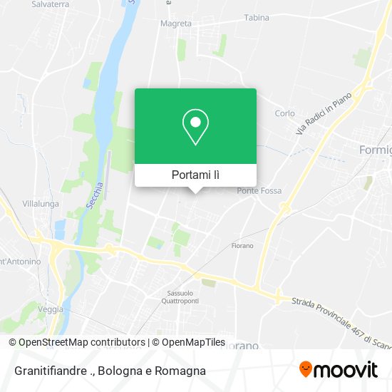 Mappa Granitifiandre .
