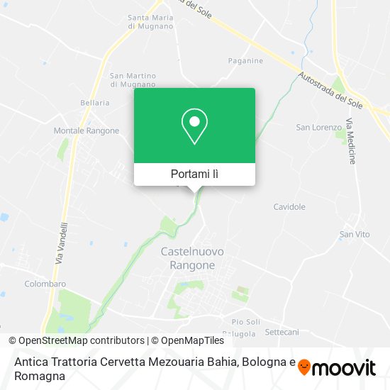 Mappa Antica Trattoria Cervetta Mezouaria Bahia