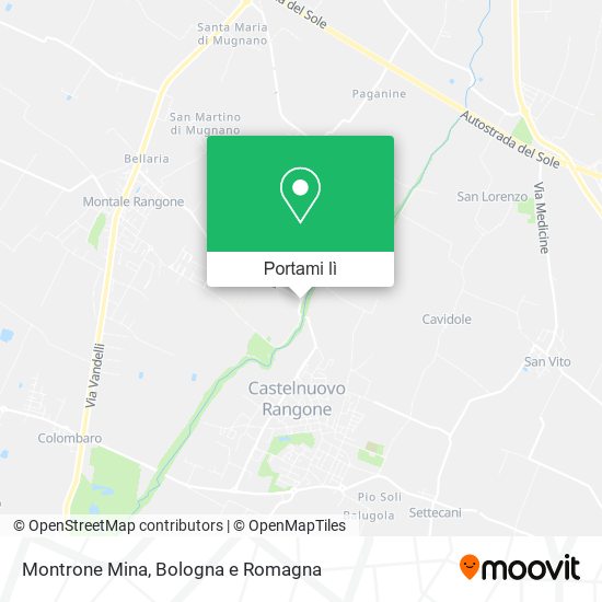 Mappa Montrone Mina