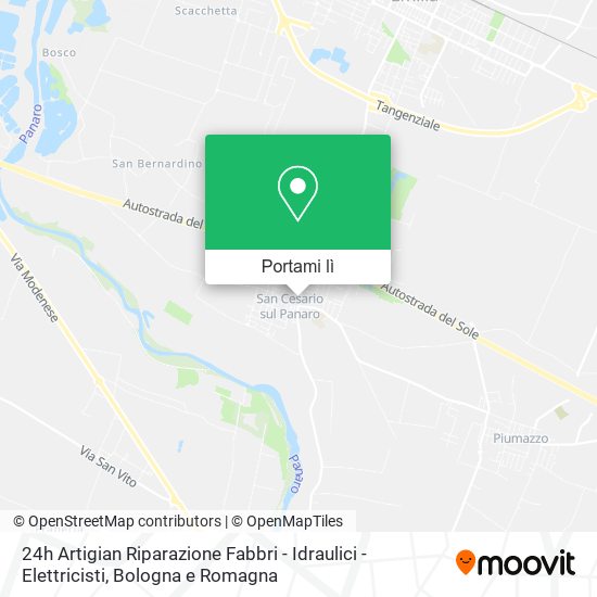 Mappa 24h Artigian Riparazione Fabbri - Idraulici - Elettricisti
