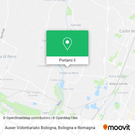 Mappa Auser Volontariato Bologna