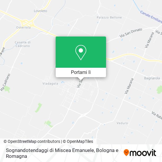 Mappa Sognandotendaggi di Miscea Emanuele