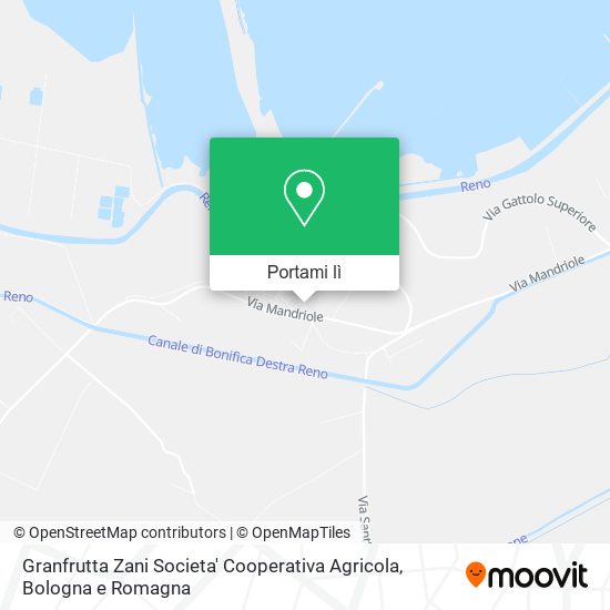 Mappa Granfrutta Zani Societa' Cooperativa Agricola