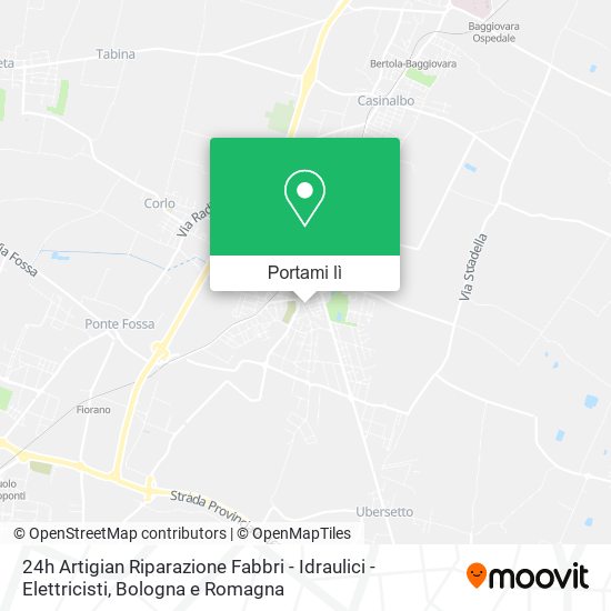 Mappa 24h Artigian Riparazione Fabbri - Idraulici - Elettricisti