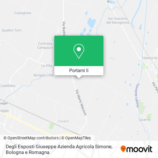 Mappa Degli Esposti Giuseppe Azienda Agricola Simone