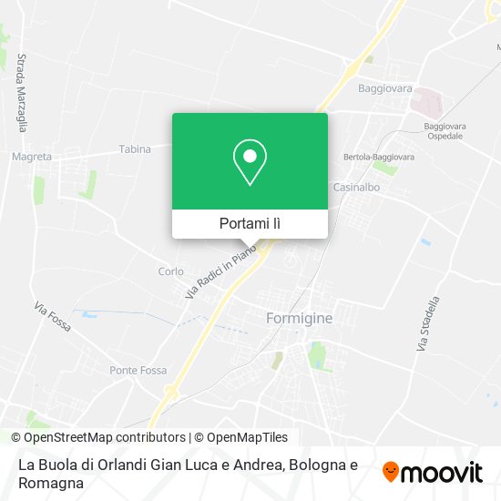 Mappa La Buola di Orlandi Gian Luca e Andrea