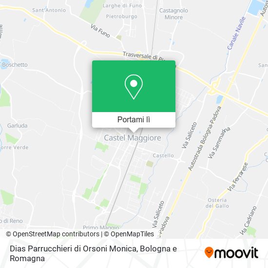 Mappa Dias Parrucchieri di Orsoni Monica