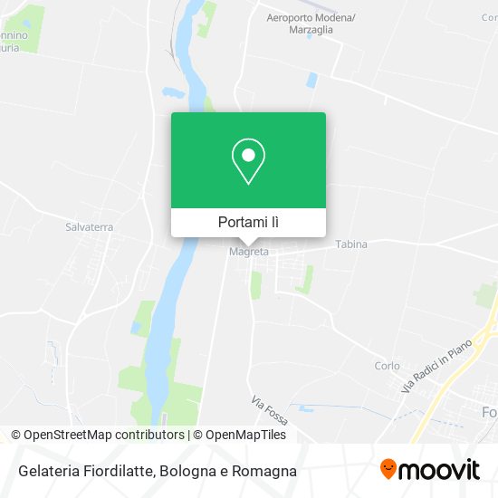 Mappa Gelateria Fiordilatte