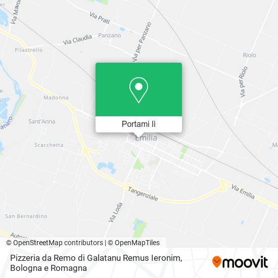 Mappa Pizzeria da Remo di Galatanu Remus Ieronim