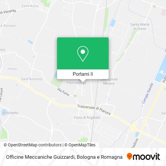 Mappa Officine Meccaniche Guizzardi