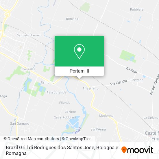 Mappa Brazil Grill di Rodrigues dos Santos Josè