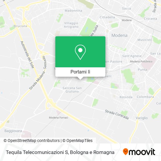 Mappa Tequila Telecomunicazioni S