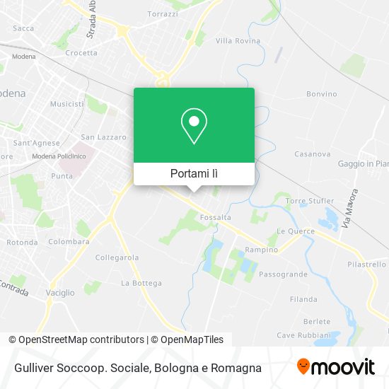 Mappa Gulliver Soccoop. Sociale