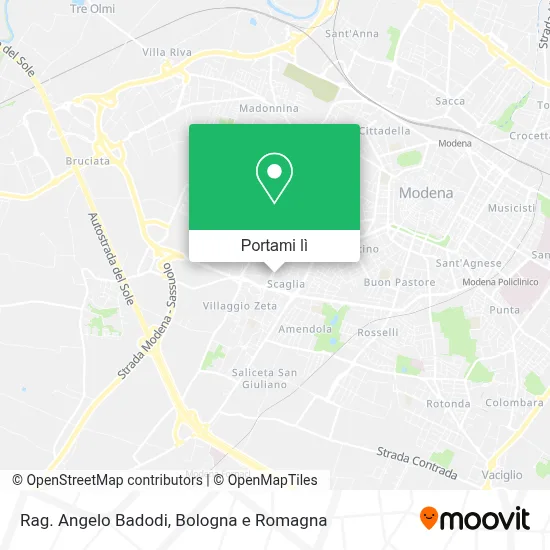 Mappa Rag. Angelo Badodi