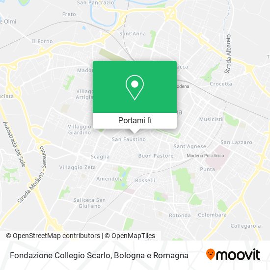 Mappa Fondazione Collegio Scarlo