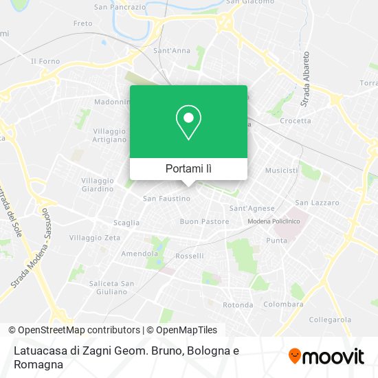 Mappa Latuacasa di Zagni Geom. Bruno
