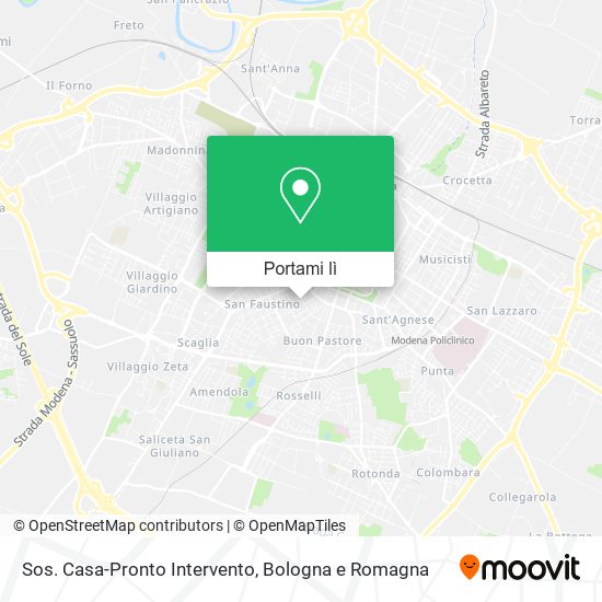 Mappa Sos. Casa-Pronto Intervento