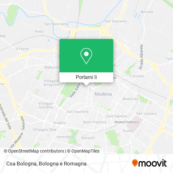 Mappa Csa Bologna