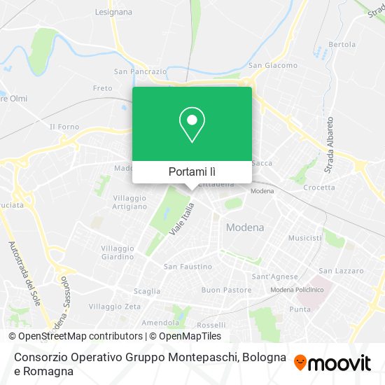 Mappa Consorzio Operativo Gruppo Montepaschi