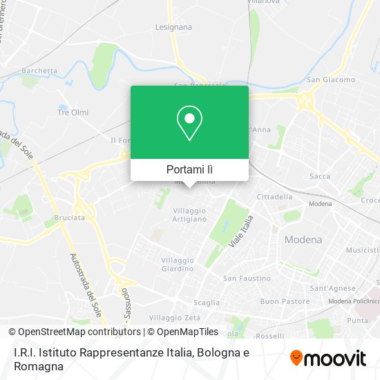 Mappa I.R.I. Istituto Rappresentanze Italia