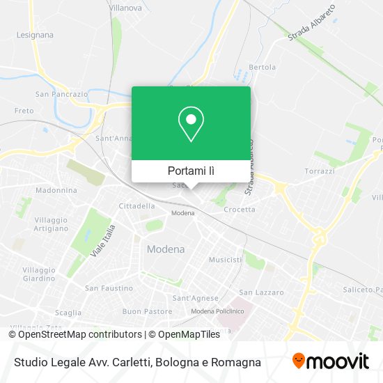 Mappa Studio Legale Avv. Carletti