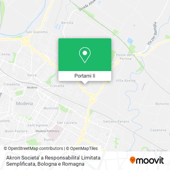 Mappa Akron Societa' a Responsabilita' Limitata Semplificata