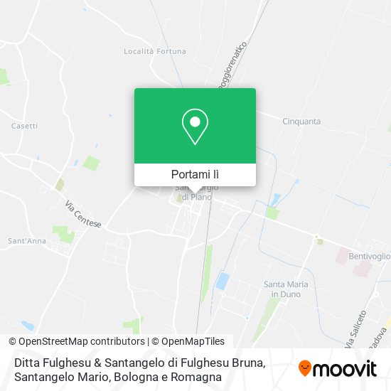 Mappa Ditta Fulghesu & Santangelo di Fulghesu Bruna, Santangelo Mario