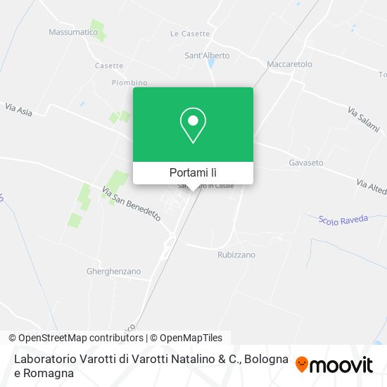 Mappa Laboratorio Varotti di Varotti Natalino & C.
