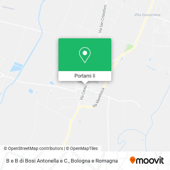 Mappa B e B di Bosi Antonella e C.