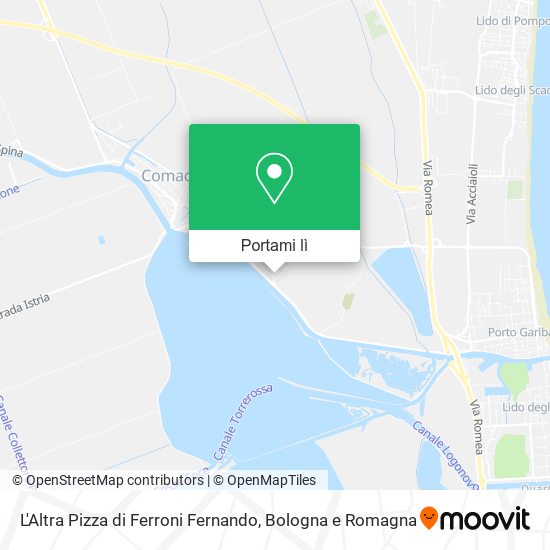 Mappa L'Altra Pizza di Ferroni Fernando