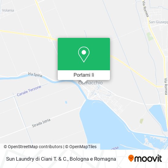 Mappa Sun Laundry di Ciani T. & C.