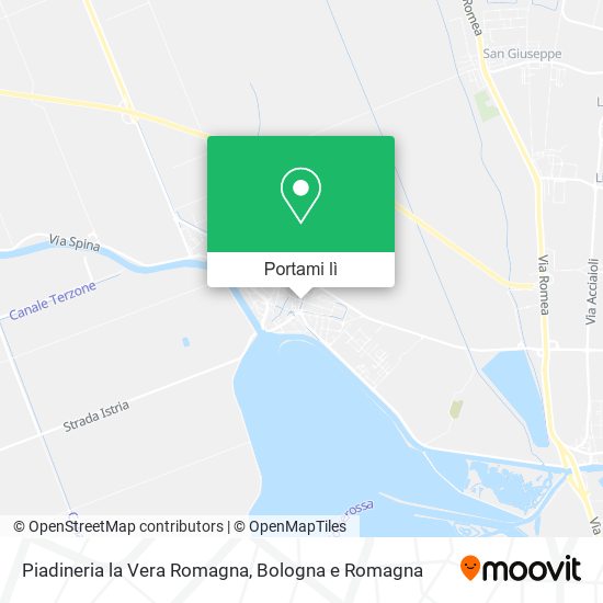 Mappa Piadineria la Vera Romagna