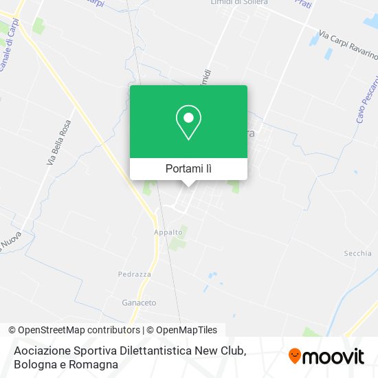 Mappa Aociazione Sportiva Dilettantistica New Club