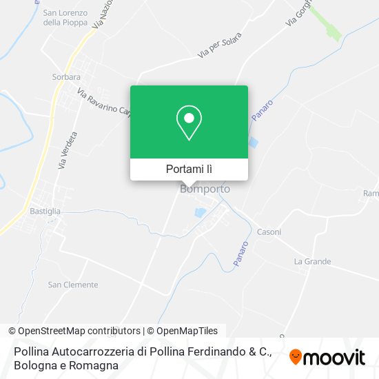 Mappa Pollina Autocarrozzeria di Pollina Ferdinando & C.