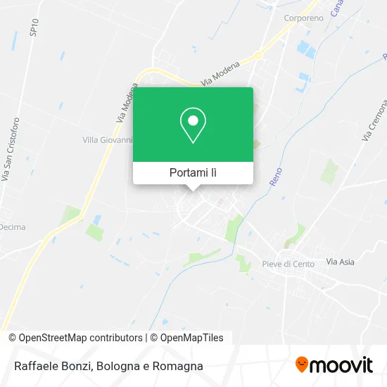Mappa Raffaele Bonzi