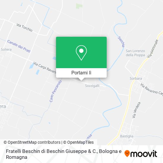 Mappa Fratelli Beschin di Beschin Giuseppe & C.