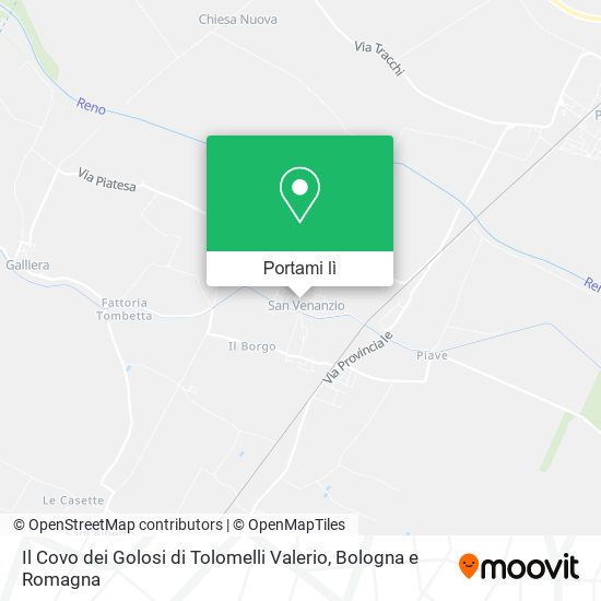 Mappa Il Covo dei Golosi di Tolomelli Valerio