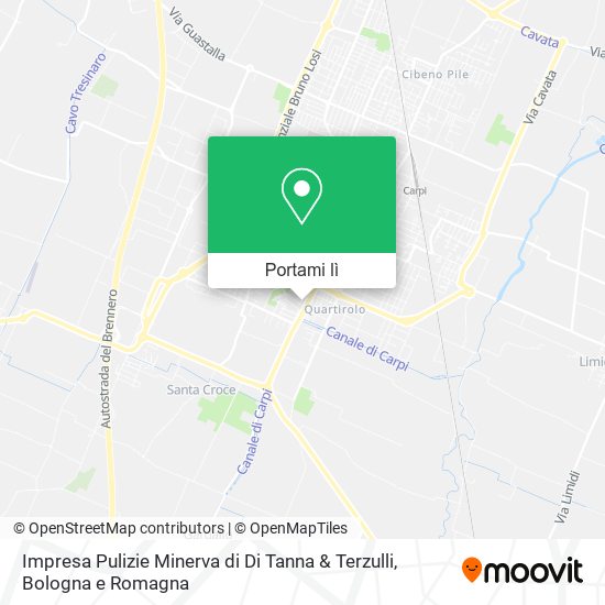 Mappa Impresa Pulizie Minerva di Di Tanna & Terzulli