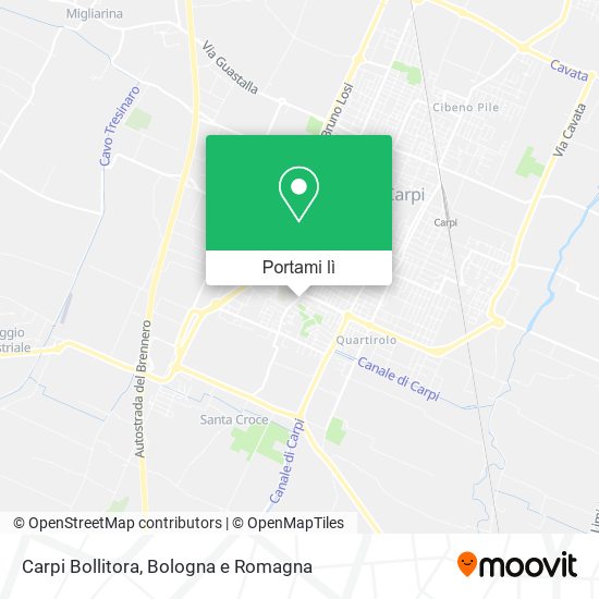Mappa Carpi Bollitora
