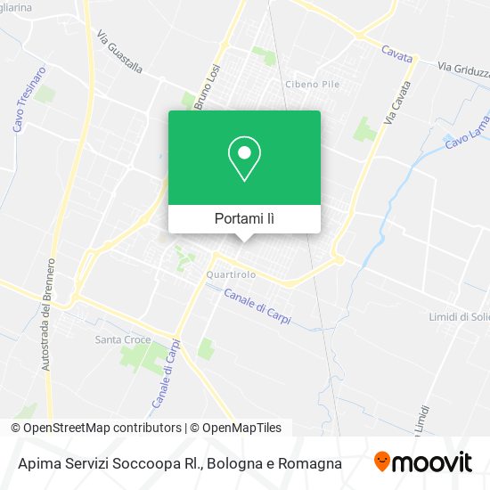 Mappa Apima Servizi Soccoopa Rl.