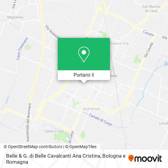 Mappa Belle & G. di Belle Cavalcanti Ana Cristina