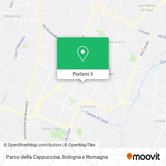 Mappa Parco della Cappuccina